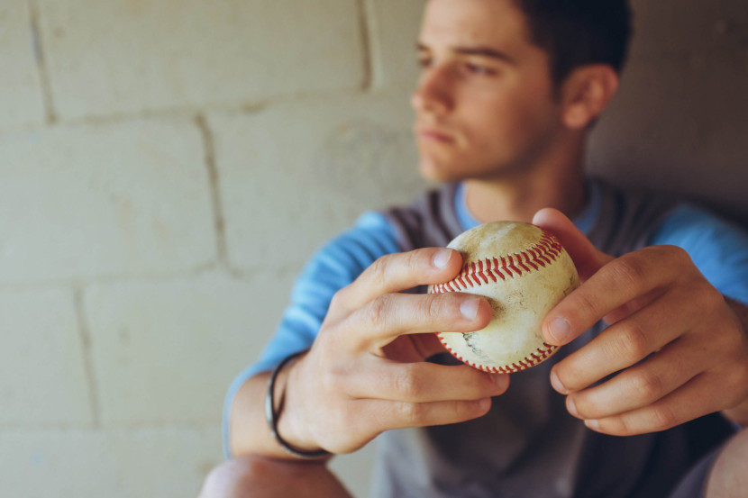 Senior Portrait of a Baseball Player by Pittsburgh Photographer Nate Weatherly